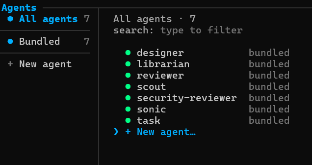 All agents All agents