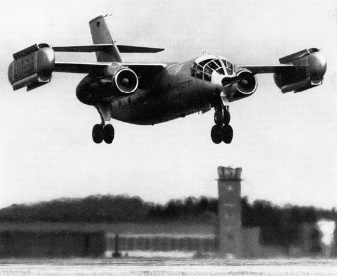 Do.31E3 на режиме висения Do.31E3 на режиме висения