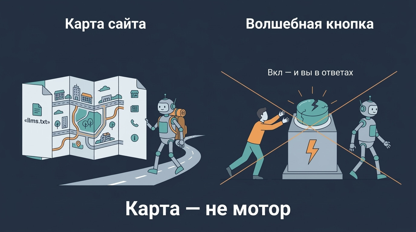 llms.txt — это карта, а не волшебная кнопка llms.txt — это карта, а не волшебная кнопка