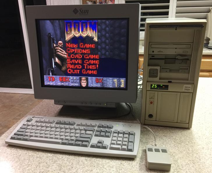 Doom на Solaris 2.4.