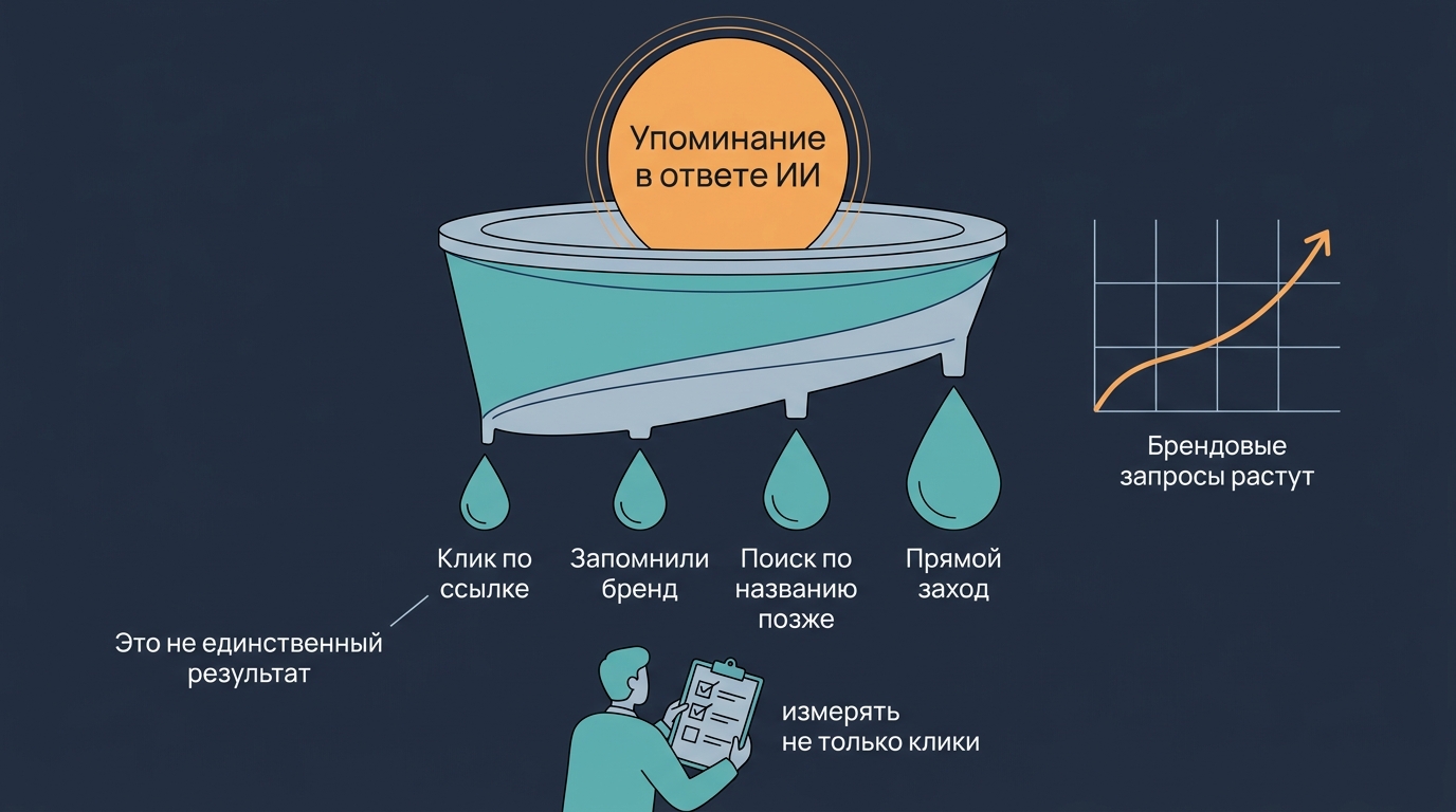Упоминание без клика тоже работает на бренд Упоминание без клика тоже работает на бренд