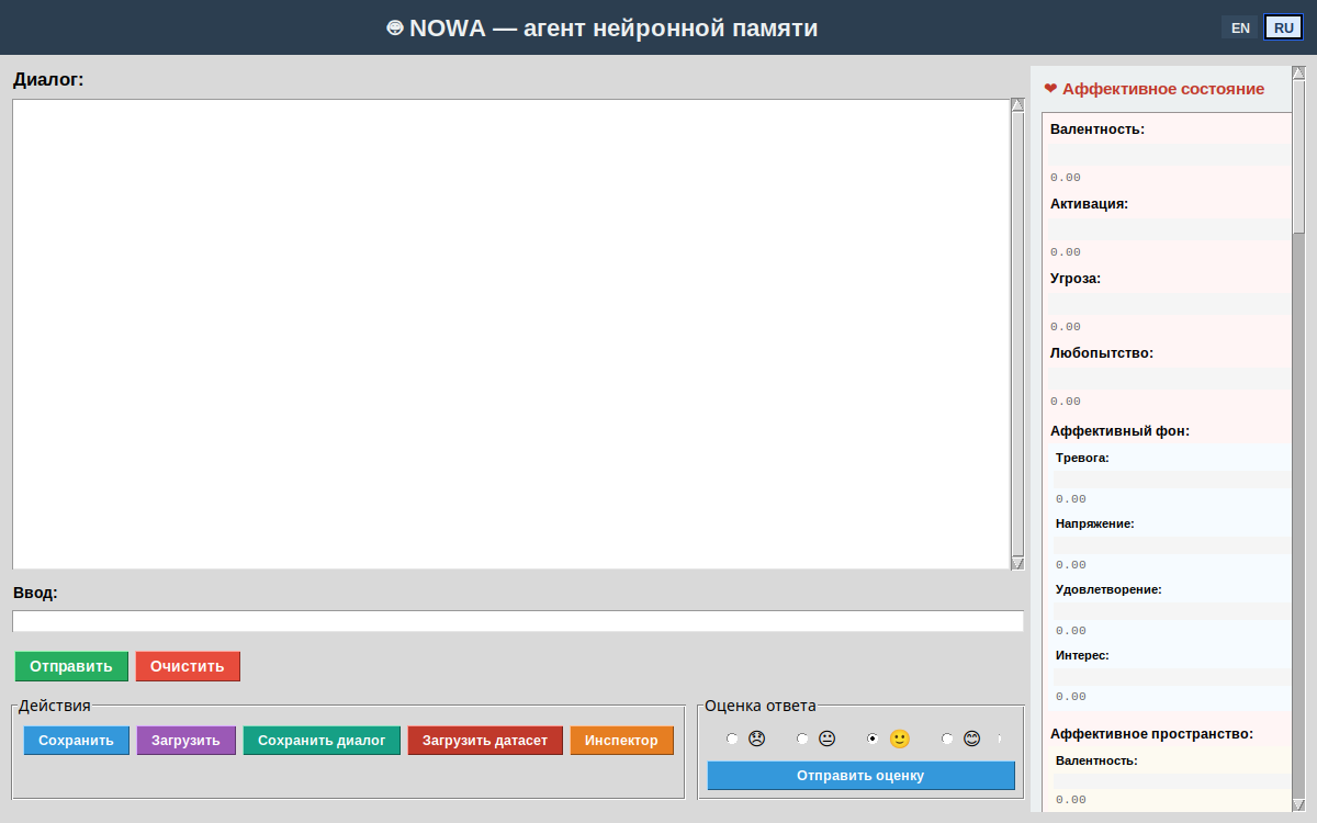 Окно наблюдения ядра NOWA