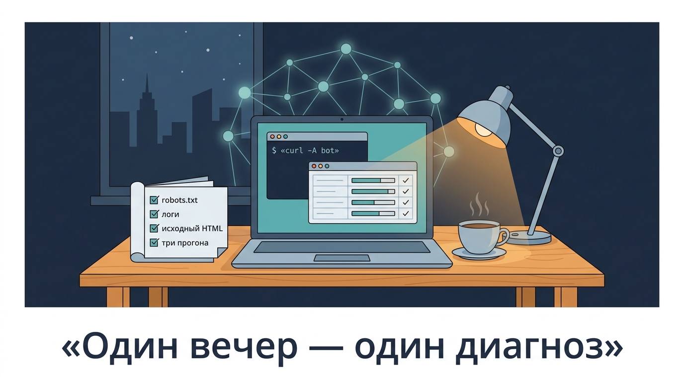 Один вечер — для первичного диагноза, а не гарантированного результата Один вечер — для первичного диагноза, а не гарантированного результата