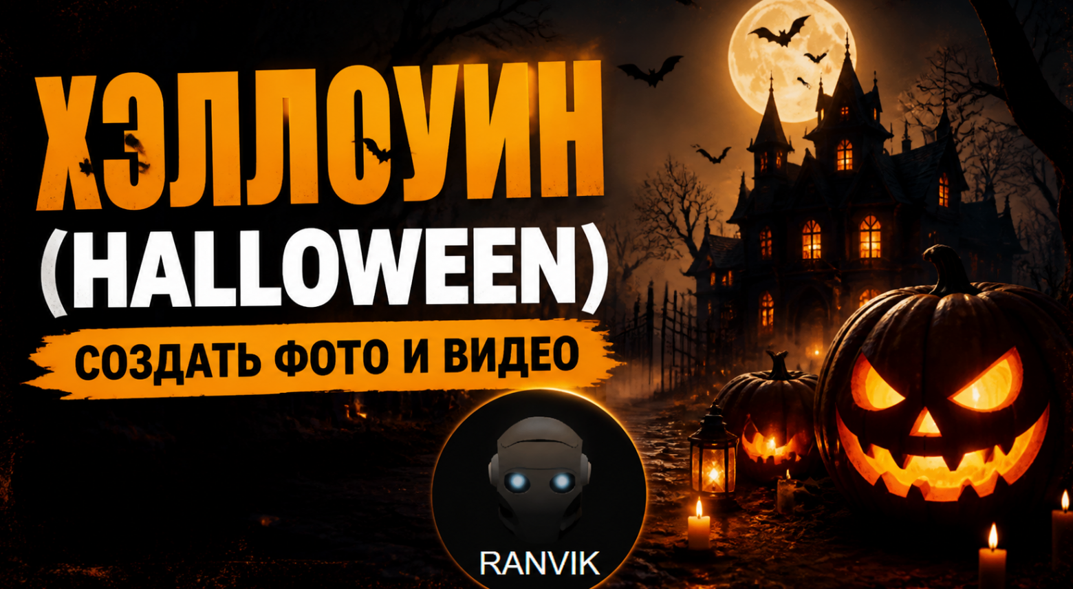 Хэллоуин (Halloween) через нейросеть ИИ бесплатно: как создать страшные фото и видео онлайн, лучшие идеи фотосессий и готовые промпты  