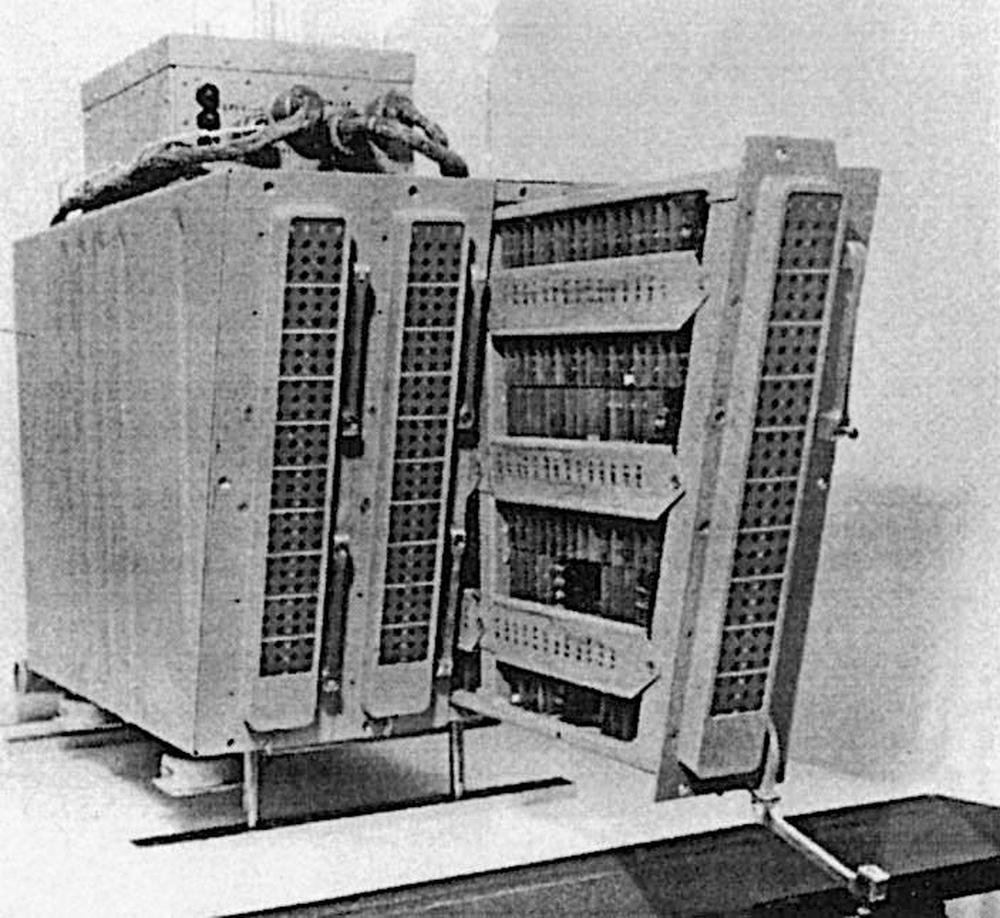 Цифровая компьютерная система CORDIC‑II. Фото General Dynamics из статьи The Birth of CORDIC. The CORDIC-II digital computer system. Photo by General Dynamics, from "The Birth of CORDIC".