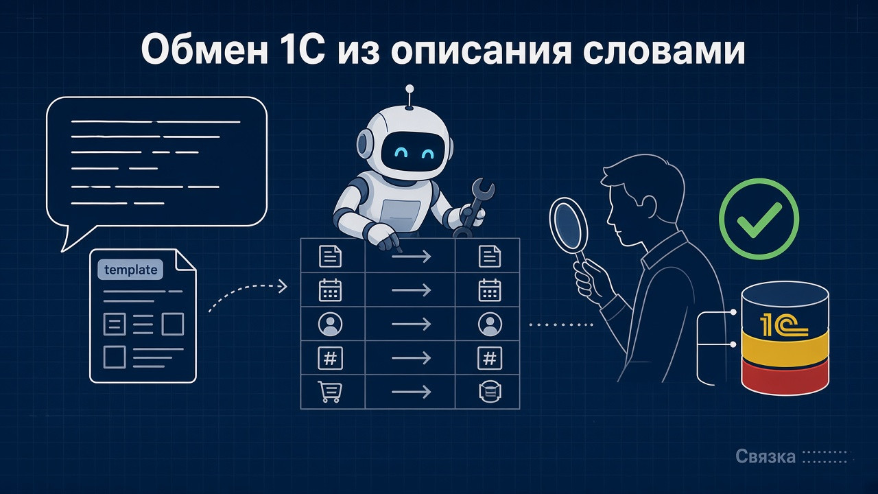 Обмен 1С из описания словами