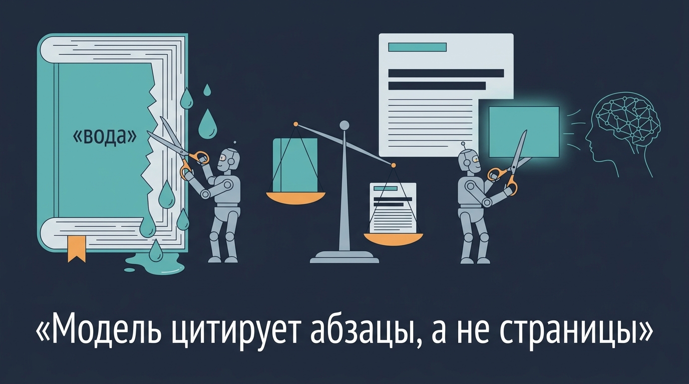 Нейросеть цитирует абзацы, а не страницы целиком Нейросеть цитирует абзацы, а не страницы целиком