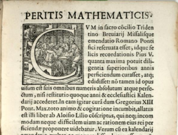 Compendium novae rationis restituendi kalendarium, где содержалось описание основных тезисов планируемой реформы календаря