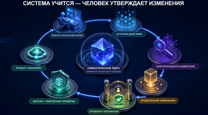 Рис. 1. Контур накопления опыта