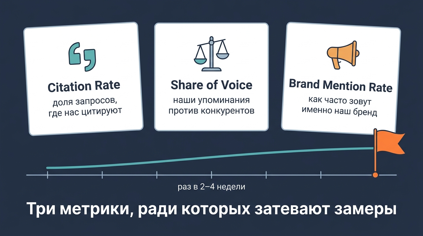 Три метрики, ради которых затевают замеры Три метрики, ради которых затевают замеры