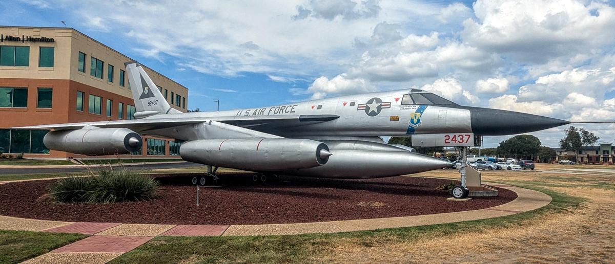 Convair B-58A Hustler A Convair B-58A Hustler, on display in San Antonio, TX (details).