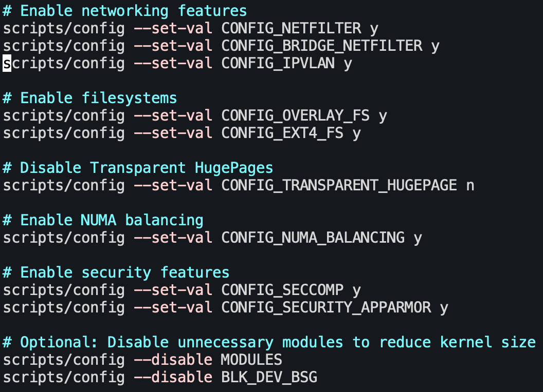 Custom params