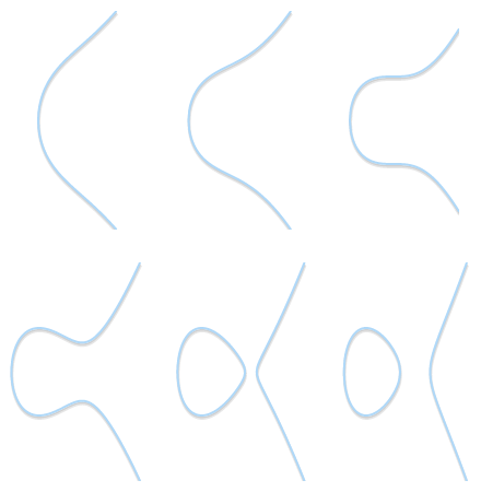 Different shapes for different elliptic curves