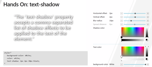 Hands-on: text-shadow
