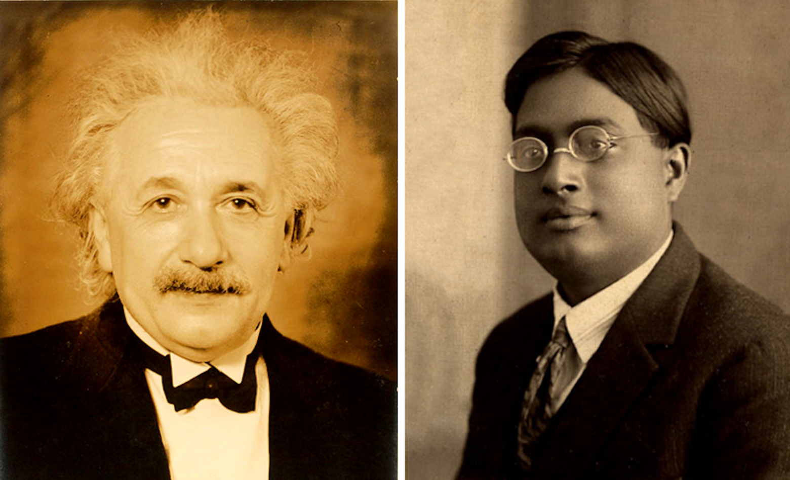 Работа индийского физика Сатьендры Натха Бозе (справа) вдохновила Альберта Эйнштейна на разработку концепции «конденсатов» — состояний материи, в которых частицы находятся в одном и том же квантовом состоянии. Это может стать основой для существования квантовых чёрных дыр.