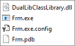 test.dll and test.dylib files are missing in the application’s output directory