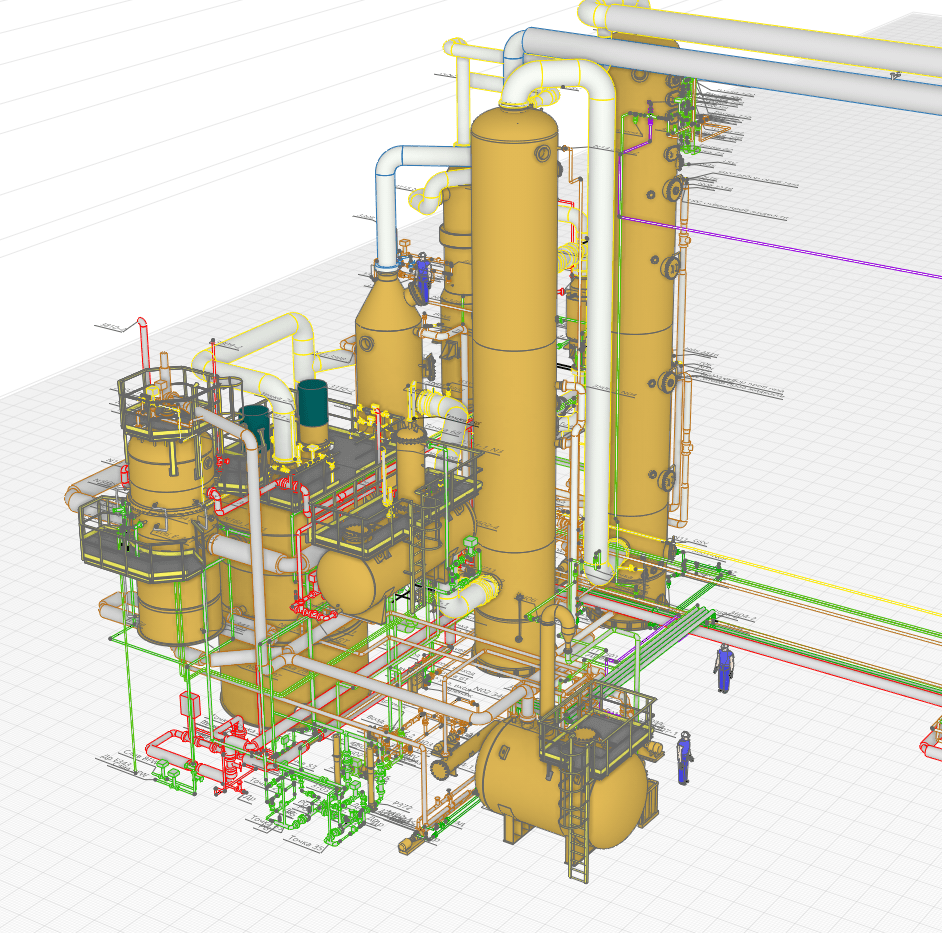 Использование 3D моделей оборудования, созданных в КОМПАС-3D