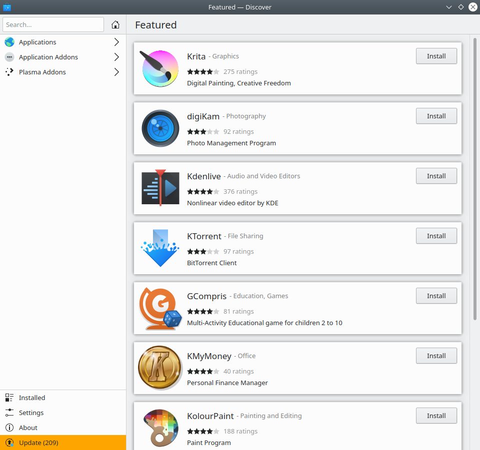 KDE Discover