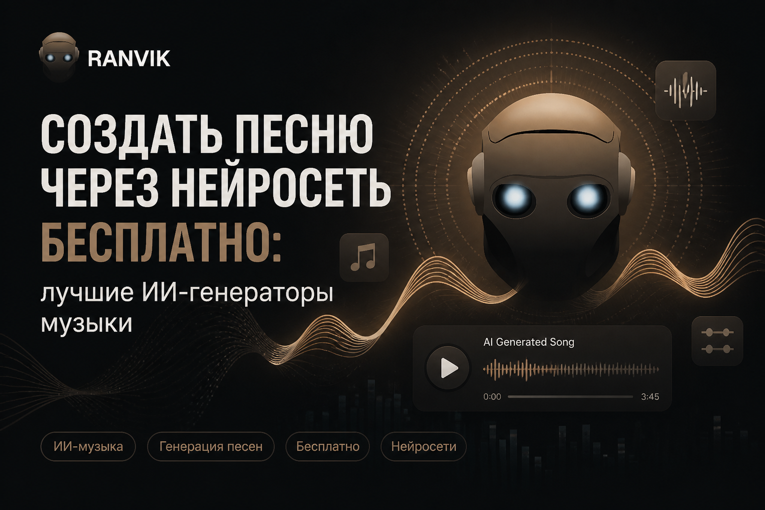 Создать песню через нейросеть бесплатно: лучшие ИИ-генераторы музыки