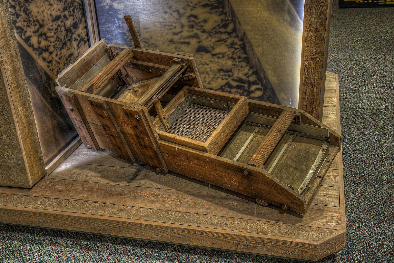 Ручной вашгерд 19 века — реализованы те же принципы промывки, что ввел у себя на предприятии Фролов