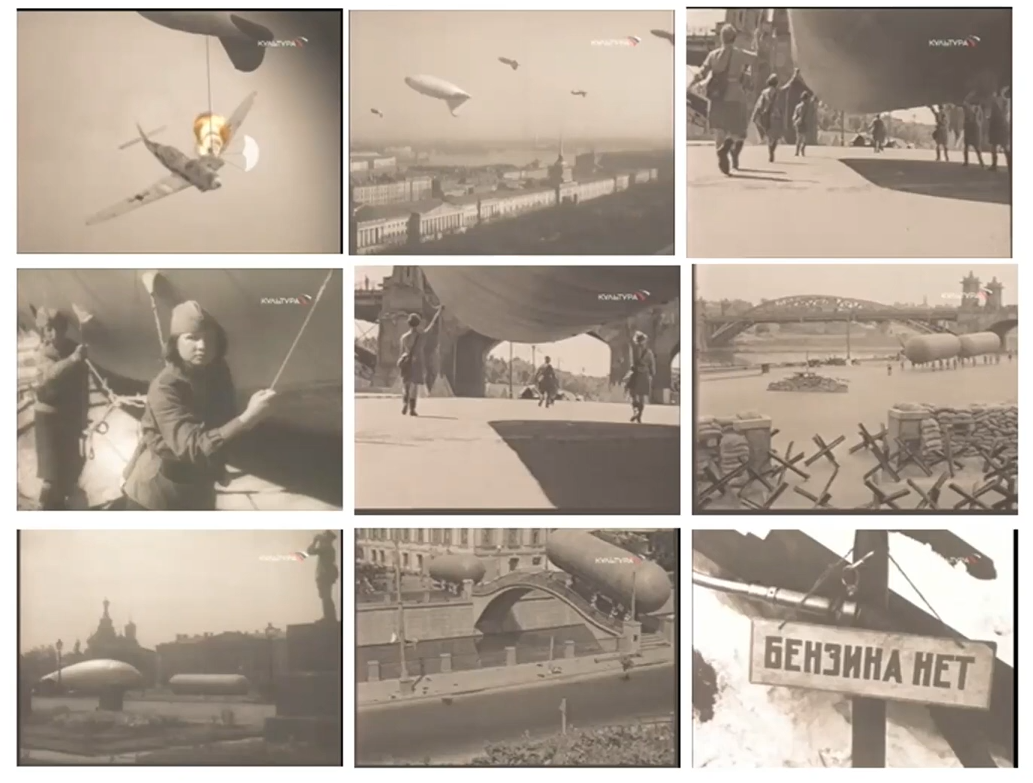 Фотографии и коллажи блокадного Ленинграда, который в сентябре 1941 года был отрезан от остальной страны