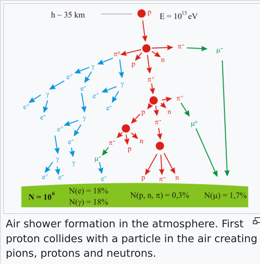 Взято с английской статьи в Вики: https://en.wikipedia.org/wiki/Air_shower_(physics)