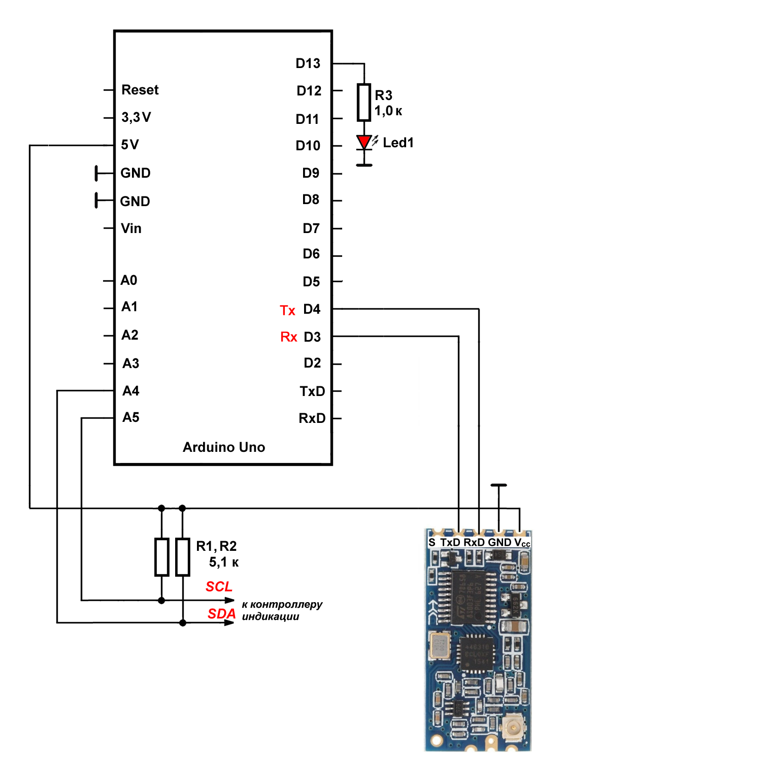 Приемник данных вторичных часов Приемник данных вторичных часов