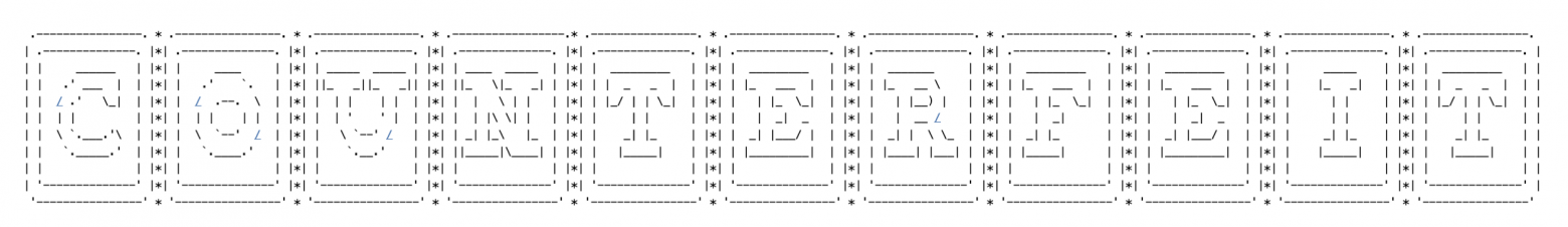 Слово в виде ASCII-арта, которое анализировала нейросеть