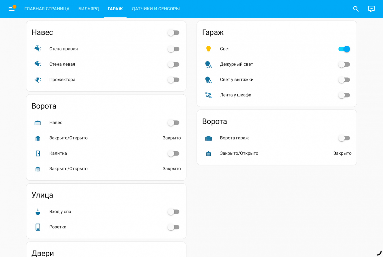 Интерфейс пользователя  