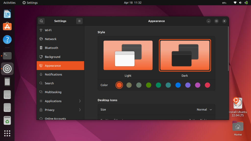 Убунту 22. 22.04 LTS. Ubuntu 22.04 Gnome. Linux Ubuntu 22.04.