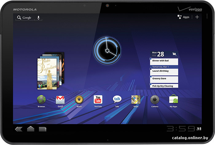  Motorola Xoom - первый планшет на Android Honeycomb  