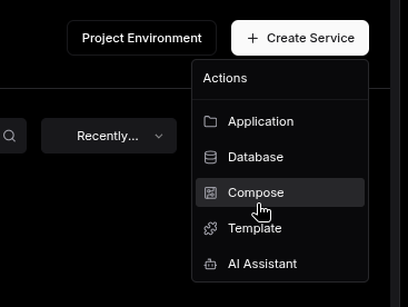 выбираем Compose 