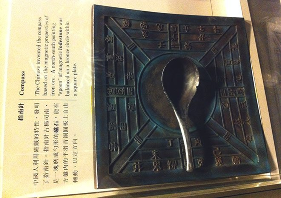 Старинный китайский компас в форме ложки .Источник