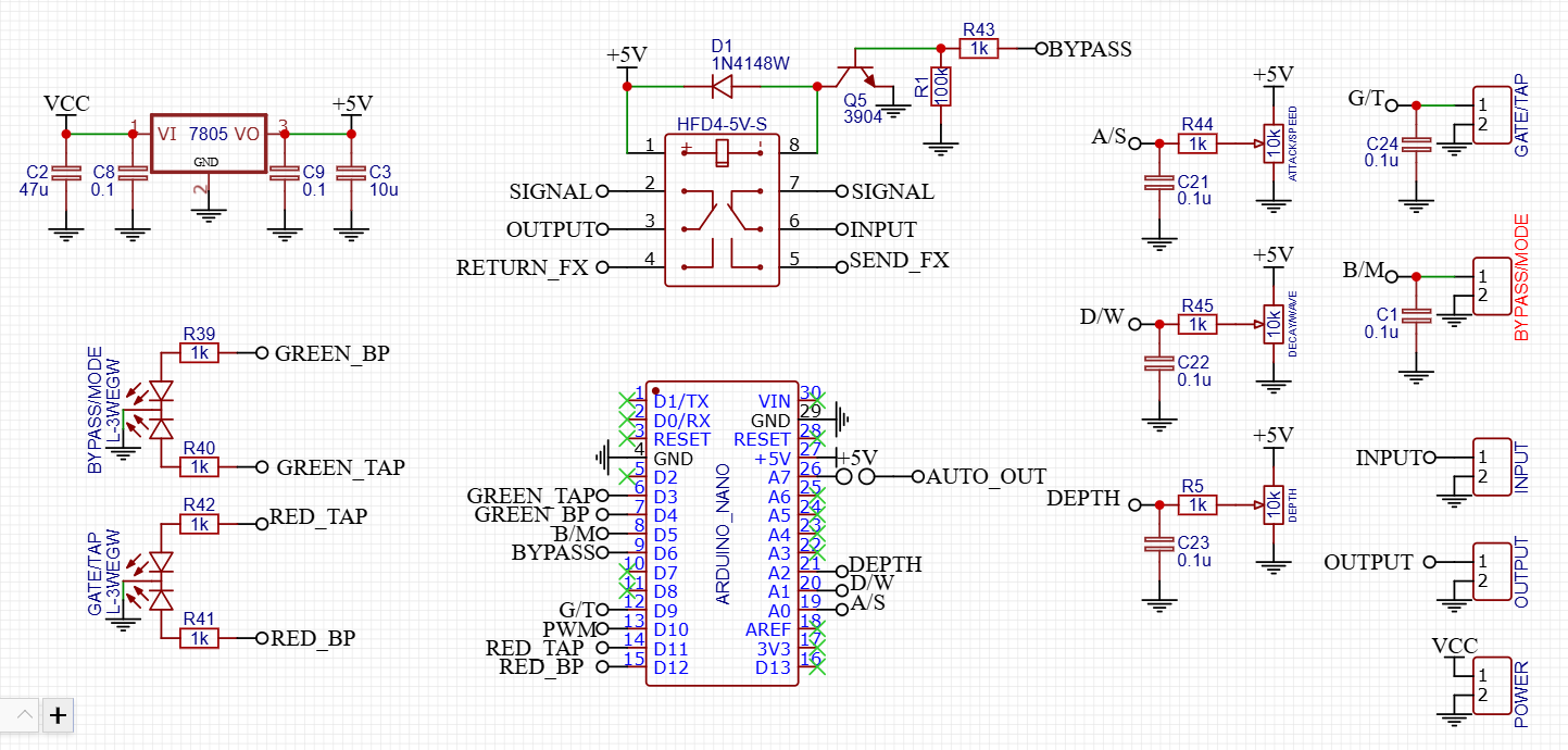 Принципиальная схема цифровых подключений