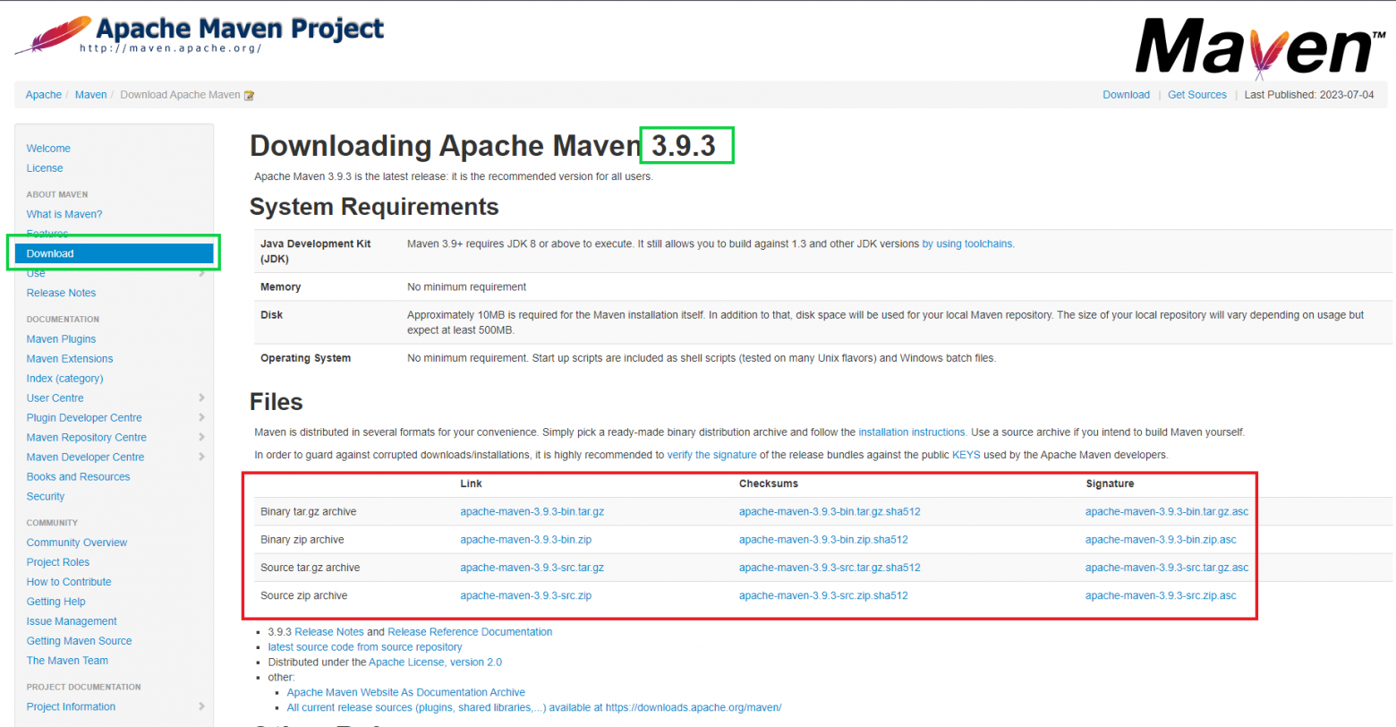 Apache Maven 3.9.3