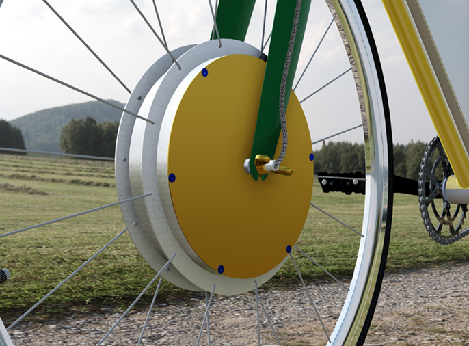 Основное требование — мотор-колесо должен уместиться в стандартной велосипедной вилке
