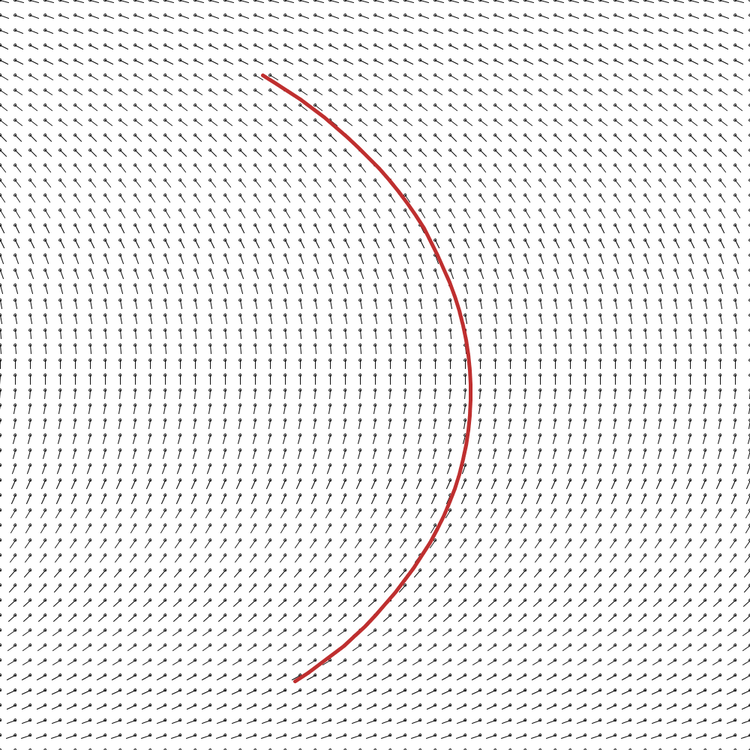 Рисование единственной простой кривой на поле