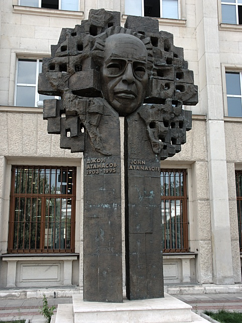 Памятник Джону Атанасову в Софии