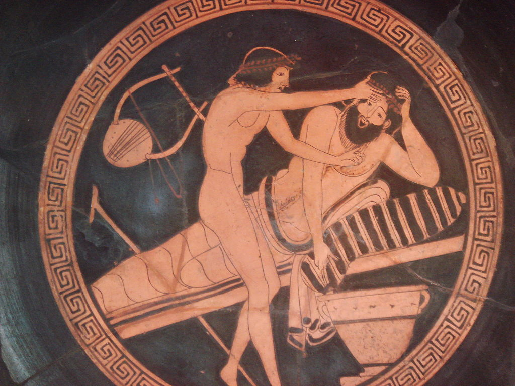 Да, древние греки тоже напивались до вертолётов и рвоты. Эту важную часть культурной жизни они, к радости археологов, запечатлели на своей керамике. Организм не без оснований воспринимает это как отравление.