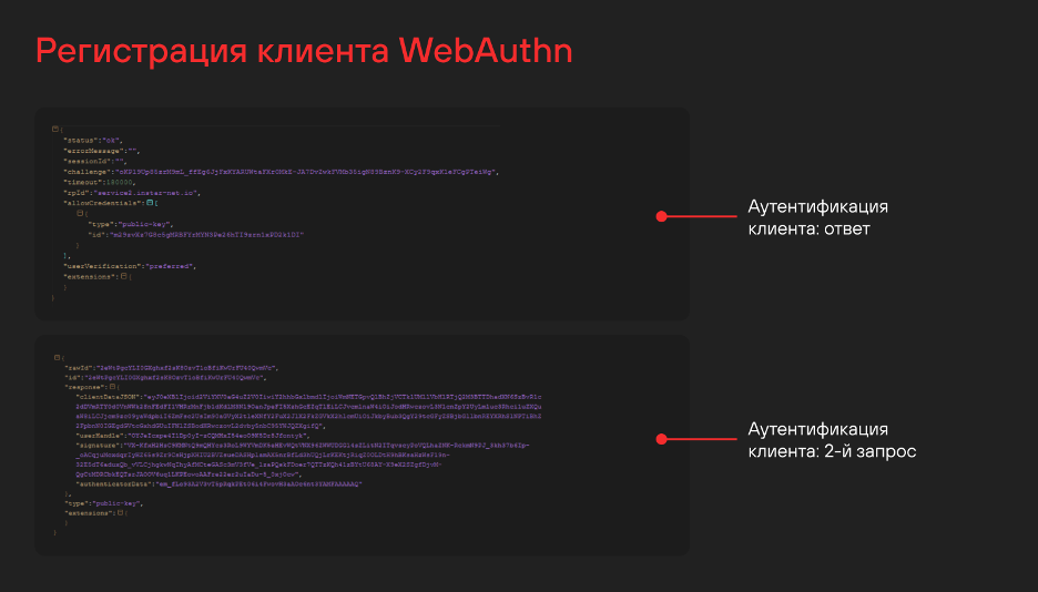 Аутентификация клиента в WebAuthn