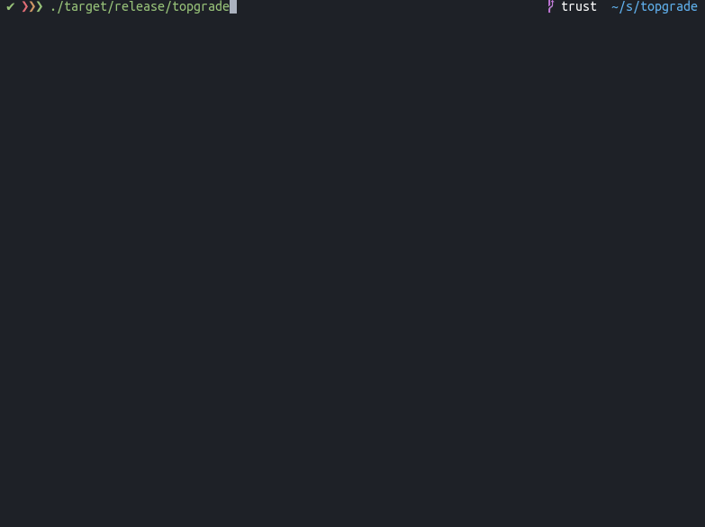 Скринкаст позаимствован из README.md репозитория topgrade Скринкаст позаимствован из README.md репозитория topgrade