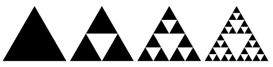 Construction of the Sierpinski triangle