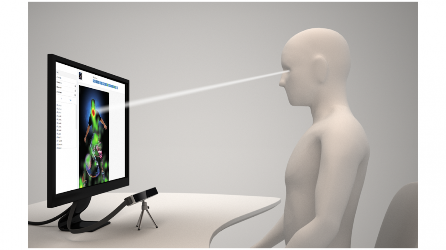 Eye Tracker определяет, что пользователи видят на экране в первую очередь, а на какие элементы не обращают внимание.