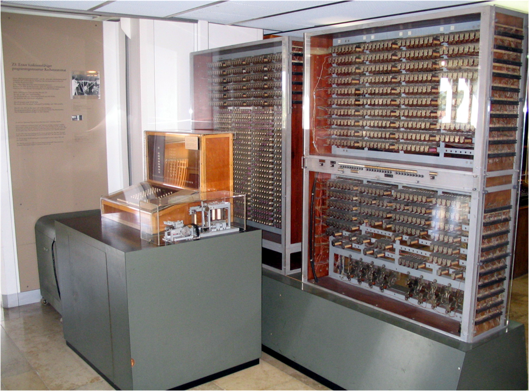 Реплика Zuse Z3. Deutsches Museum in Munich, Germany. Изображения из Википедии