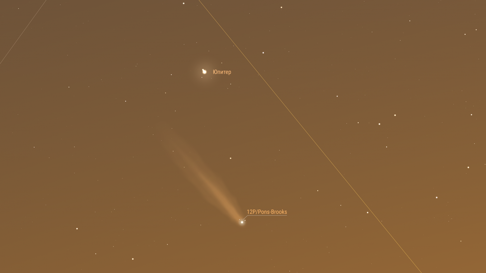 Комета продолжает движение по созвездию Овна. Предполагаемая звездная величина 3,78m. Элонгация 23 градуса. Комета достигла наибольшего сближения с Юпитером