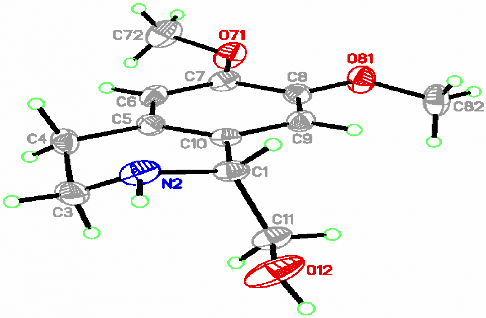 Структура молекулы в кристалле, взято из статьи  Molecules 2004, 9(8), 650-657; https://doi.org/10.3390/90800650 