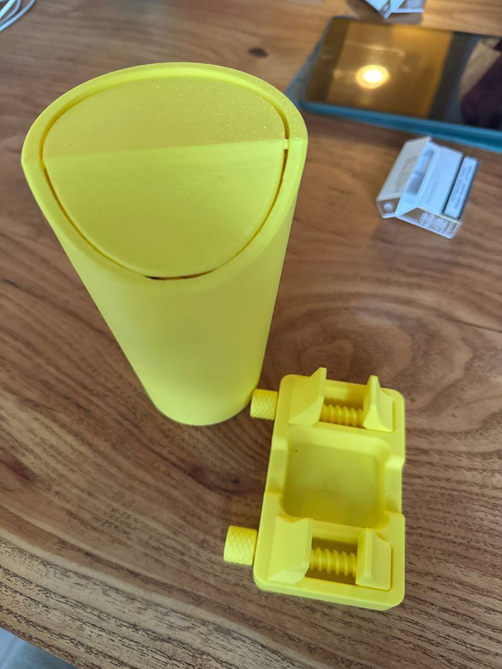 Зажим для пайки и мини-мусорка в машину