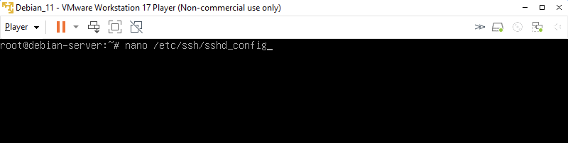 В конфигурации SSH необходимо разрешить подключение root пользователю, так как, все операции будем выполнять от него (не секьюрно и не по линуксоидовски, но настроить безопасность и sudo можно при желании отдельно).
Для этого вводим: nano /etc/ssh/sshd_config