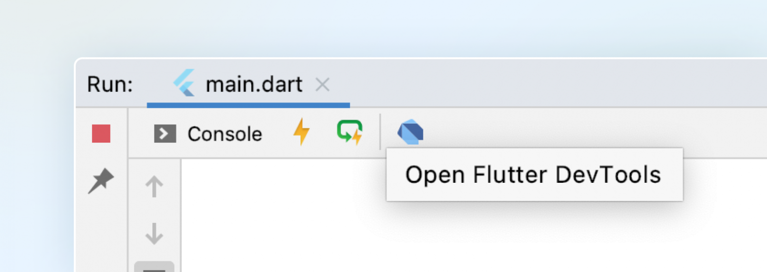 Открыть Flutter Dev Tools из Android Studio