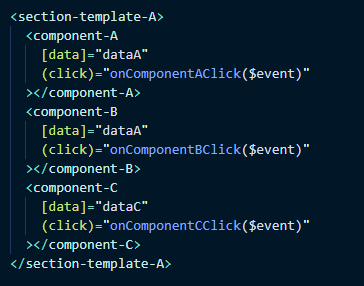 Страница или «умный» компонент на основе компонента-шаблона. В нем нет стилей, но он управляет логикой.